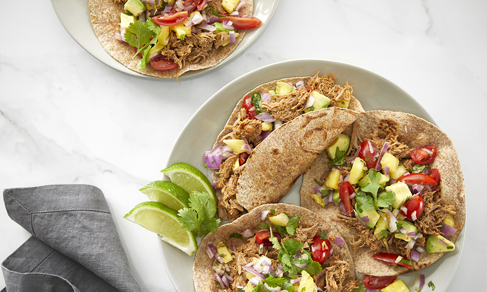 Pork Tacos with Pineapple Salsa Recipe Russell Hobbs